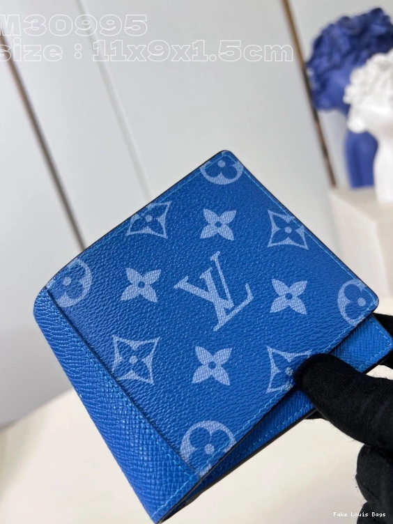 Rep ladies VUITTON WALLET-11.5-9-1.5cm LOUIS MULTIPLE 0809